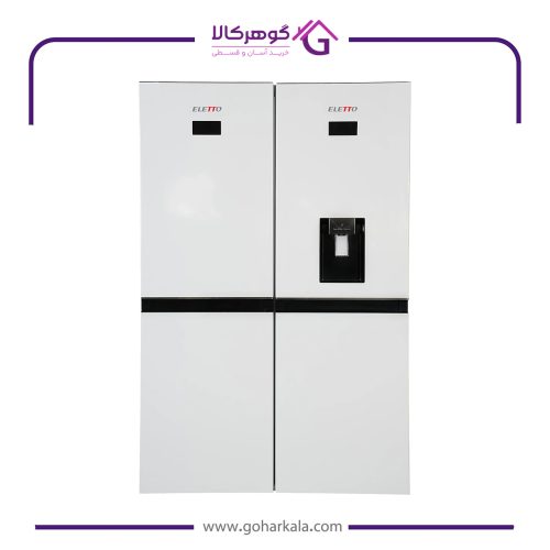 نمای ظاهری یخچال فریزر دوقلو التتو مدل NR6040DN / NF6040DN-ICE رنگ سفید