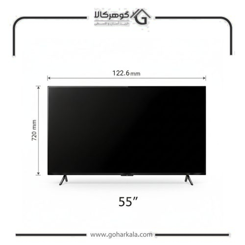 ابعاد تلویزیون ۵۵ اینچ برند مکسن مدل 55CU9300N / 55CU9399Q