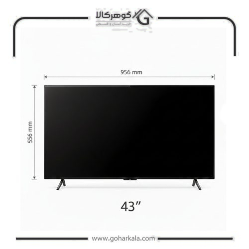 ابعاد تلویزیون ۴۳ اینچ مکسن مدل 43CF9000N / 43FF9100N