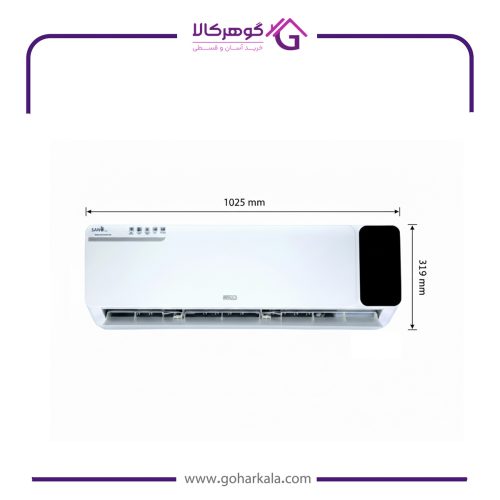 نمای ظاهری پنل کولر گازی ۱۸۰۰۰ رنزو مدل RAC-18WH410T1SKW