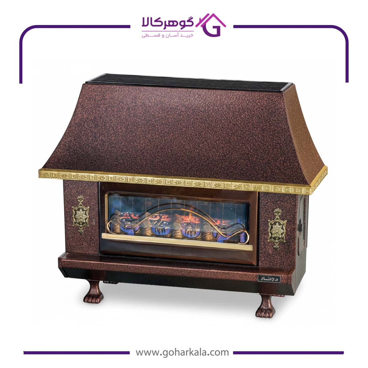 شومینه گازسوز دونار مدل 34000 DFP - نمای ظاهری