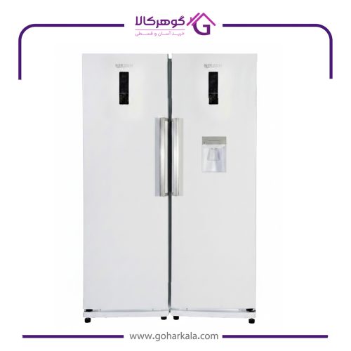 نمای ظاهری یخچال فریزر دوقلو (Twin) برند نیکسان مدل NR6020DN / NF6020DN-ICE