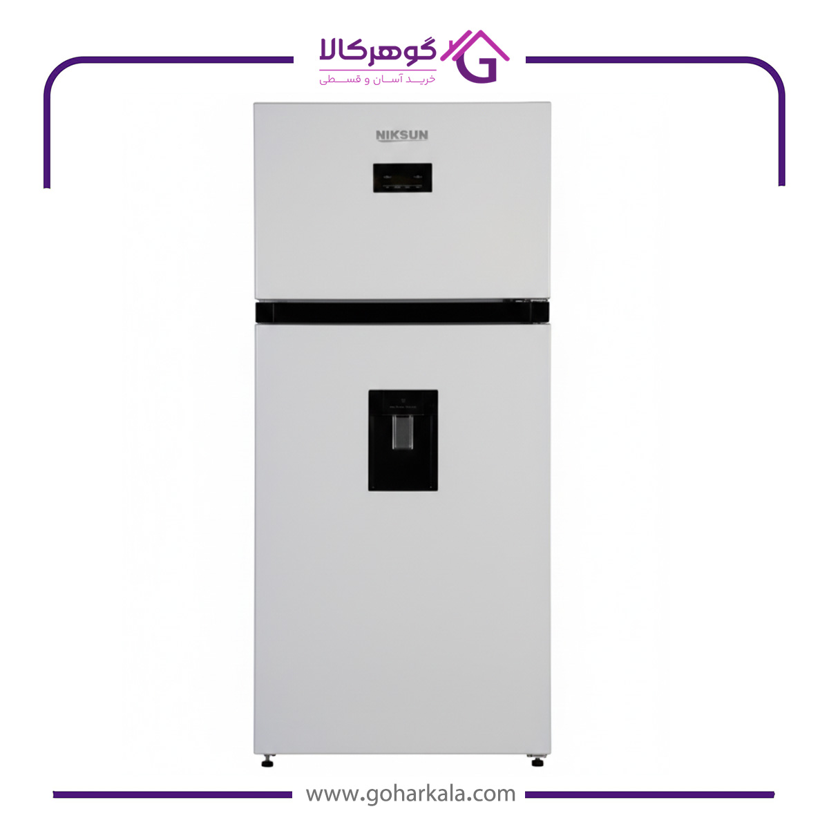 نمای ظاهری یخچال فریزر دو درب (Viona) نیکسان مدل NT8460DN