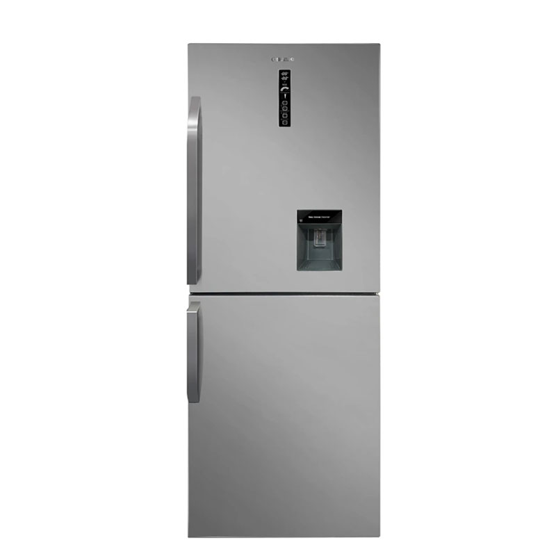یخچال فریزر نوفراست کمبی سوزوکی عرض 70 سانتی‌متر مدل RBK412SWIR استیل طرح