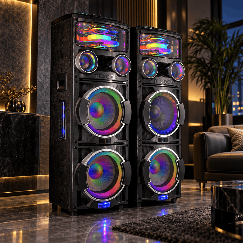 اسپیکر ایستاده میکرولب مدل DJ-T400 سری 3D Light UFO