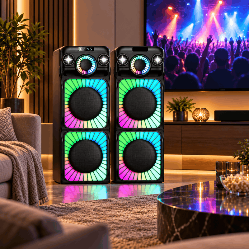 اسپیکر ایستاده میکرولب مدل X-410 سری DJ - تصویر 5