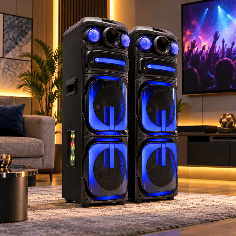اسپیکر ایستاده میکرولب مدل X-411 سری DJ