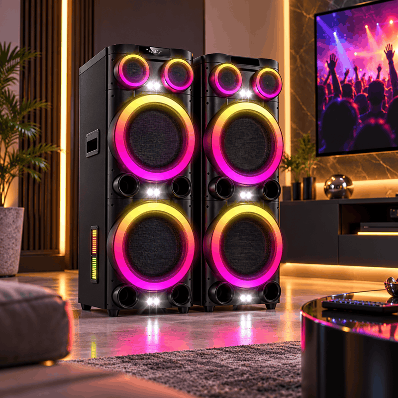 اسپیکر ایستاده میکرولب مدل X-420 سری DJ - تصویر 3