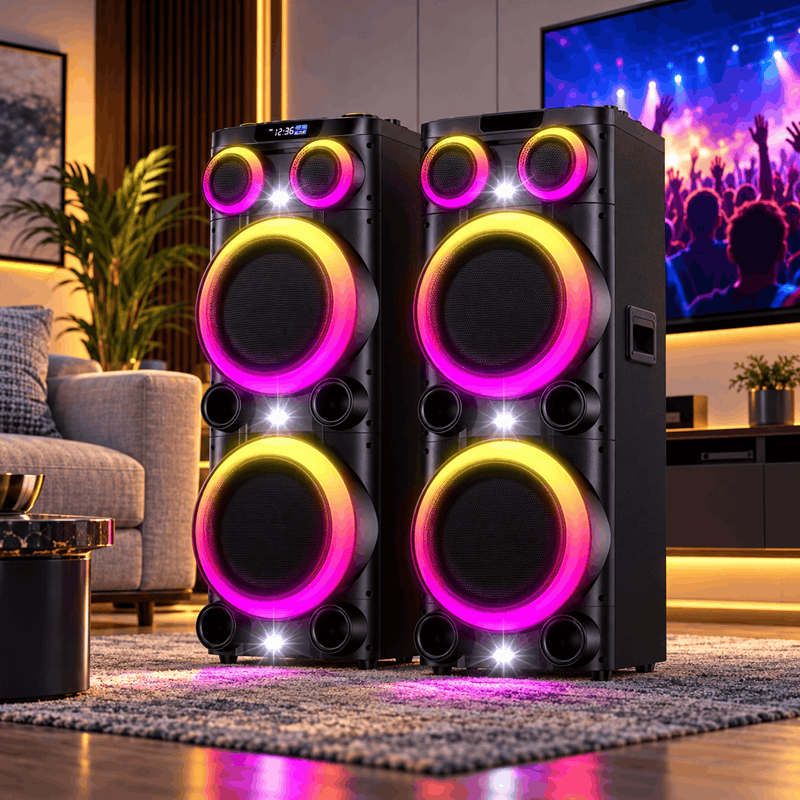 اسپیکر ایستاده میکرولب مدل X-420 سری DJ