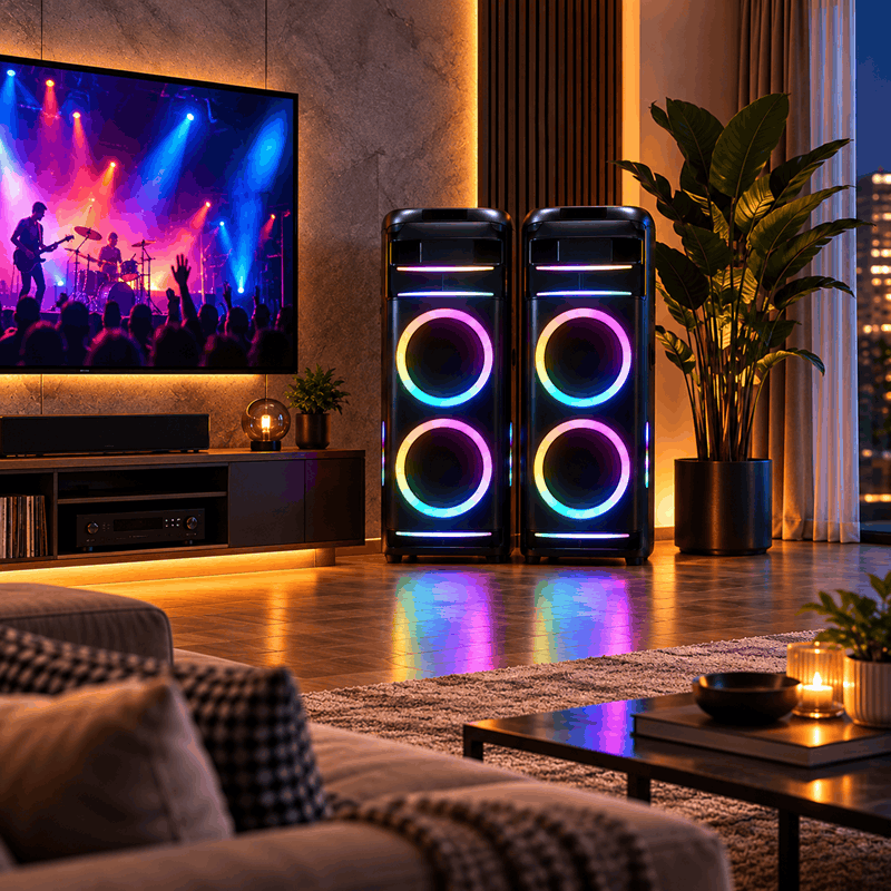 اسپیکر ایستاده میکرولب مدل X-421 سری DJ - تصویر 4