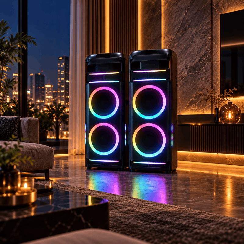 اسپیکر ایستاده میکرولب مدل X-421 سری DJ - تصویر 5